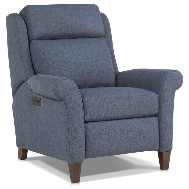 Smith Brothers 729 Casual Motorized Recliner Chair with Power